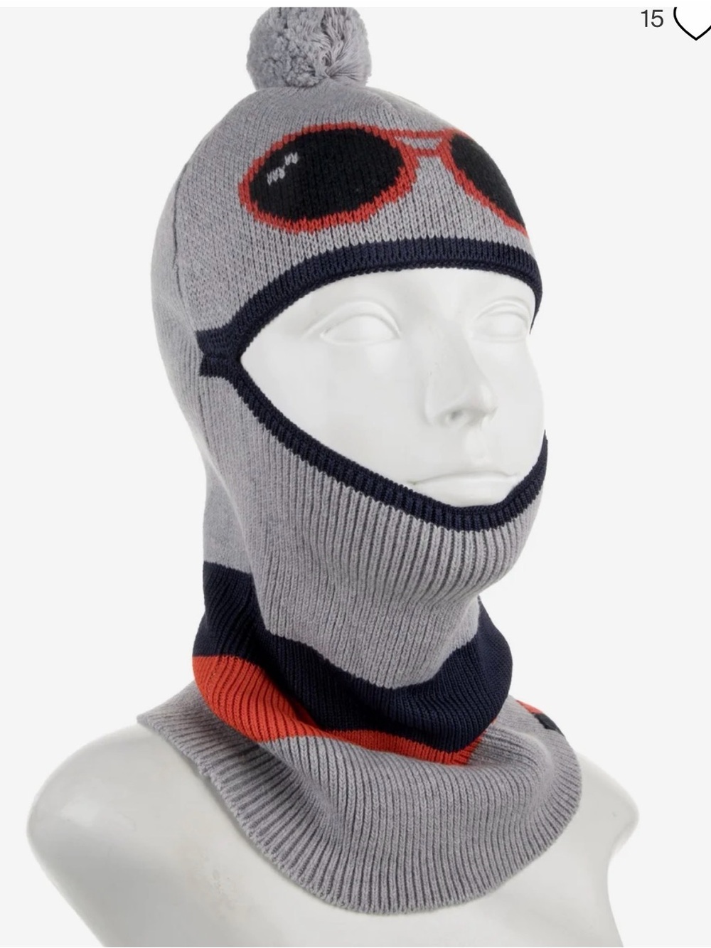 KULE Beanie with Navy & Red Stripe Open Mouth Sunglasses Unisex NEW
